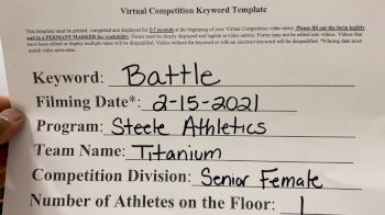 Steele Athletics - Brooke_Rouch - Finals [Senior Female] 2021 Battle In The Arena