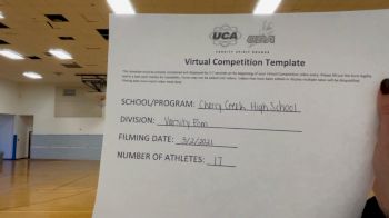 Cherry Creek High School [Large Varsity - Pom] 2021 UDA West Spring Virtual Dance Challenge