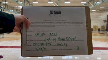 Whitney High School [Character Dance Varsity] 2021 USA Spirit & Dance Virtual National Championships