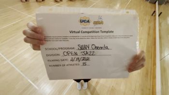SUNY [Open - Jazz] 2021 UDA Northeast Spring Virtual Dance Challenge