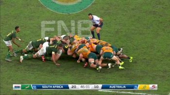 Australia Rugby Star Max Jorgensen Scores Try vs. Springboks