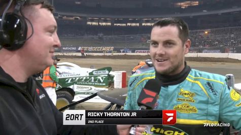 Ricky Thornton Jr. Reacts After Another Runner-Up In The Gateway Dirt Nationals