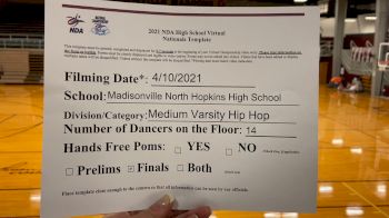 Madisonville North Hopkins High School [Virtual Medium Varsity - Hip Hop Finals] 2021 NDA High School National Championship