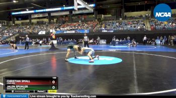 149 lbs Prelim Round 1 - Christian Small, Lake Erie vs Jalen Spuhler, Wisconsin-Parkside