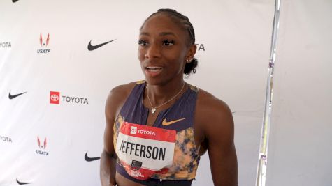 Melissa Jefferson-Wooden Talks 200m Semi Win, Family Support, & Balance | Post-Race Interview 2026 USATF