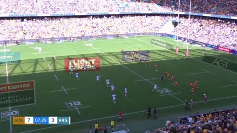 Julian Montoya, In 50th Match As Los Pumas Captain, Scores Try vs. Wallabies