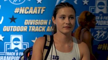 Hana Moll After Breaking The Pole Vault NCAA Record And Winning The NCAA Championship