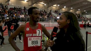 Habtom Samuel Post-Race Interview After 5k Thriller: BU Opener