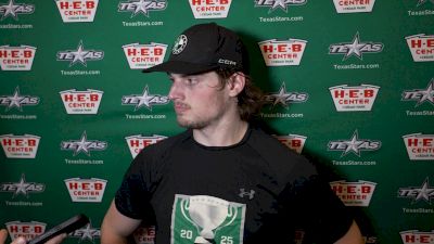 Texas Stars Forward Justin Hryckowian On Game 1 Win Against The Milwaukee Admirals | AHL Playoffs