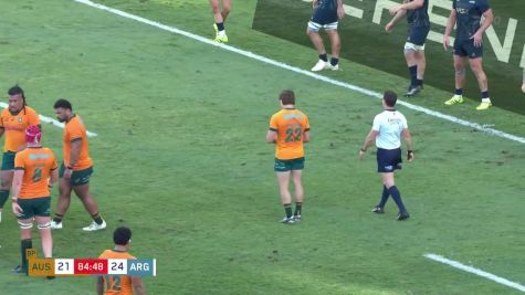 Wallabies WIN! Angus Bell Scores Game Winning Try vs. Argentina