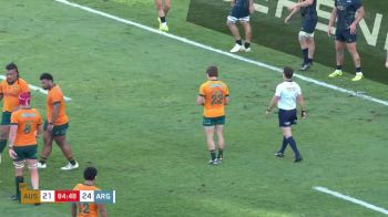 Wallabies WIN! Angus Bell Scores Game Winning Try vs. Argentina