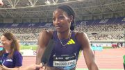 Shaunae Miller-Uibo runs 22.26 to finish second in the 200m at the Shanghai Diamond League