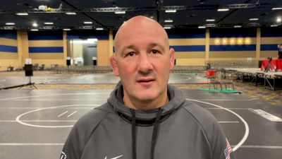Air Force head coach Sam Barber provides an update on Wyatt Hendrickson and highlights a few Falcons competing at the CKLV
