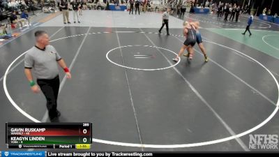 Keagyn Linden&nbsp;over&nbsp;Gavin Ruskamp