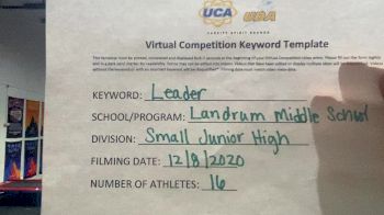 Landrum Middle School [Small Junior High] 2020 UCA North Florida Virtual Regional