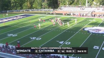 Highlights: Wingate Vs. Catawba | 2023 SAC Football