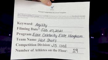 East Celebrity Elite - Hingham - HOTSHOTS [L5 Junior] 2021 Varsity All Star Winter Virtual Competition Series: Event III