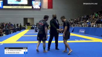 ARTHUR DE ARAUJO DETÂNICO vs RODRIGO FRANCIONI DIAS 2021 World IBJJF Jiu-Jitsu No-Gi Championship