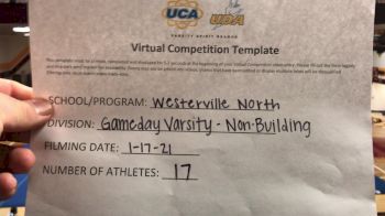 Westerville North High School [Game Day Varsity Non-Building] 2021 UCA January Virtual Challenge