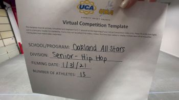 Oakland All Stars [Senior - Hip Hop] 2021 UDA Spirit of the Midwest Virtual Challenge