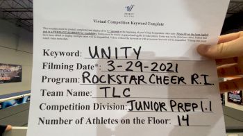 Rockstar Cheer Rhode Island - TLC [L1.1 Junior - PREP] 2021 Mid Atlantic Virtual Championship