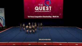Tri-Town Competitive Cheerleading - Black Ice [2021 L4 Performance Rec - 8-18 Years (NON) Finals] 2021 The Quest