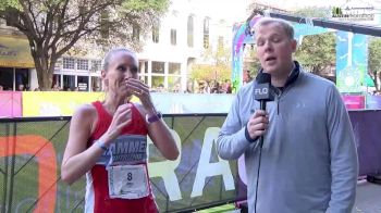 Heather Leighburgh, women's Austin Marathon winner talks about her victory