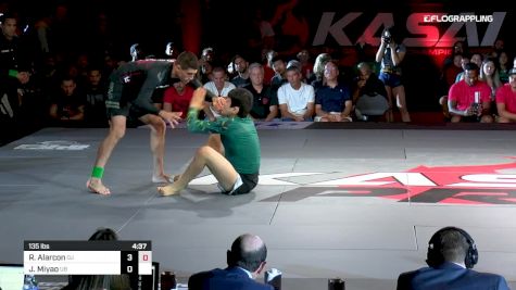 Clip: Joao Miyao Uses The K-Guard To Sweep Richard Alarcon