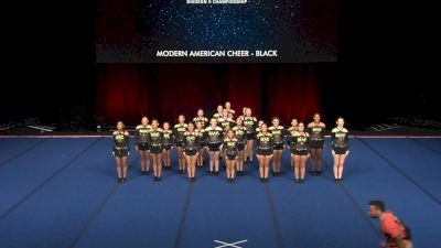Modern American Cheer - Black [2024 L3 Junior - Medium Prelims] 2024 The D2 Summit