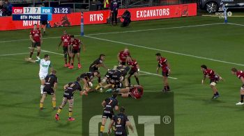 Ollie Callan with a Try vs Crusaders