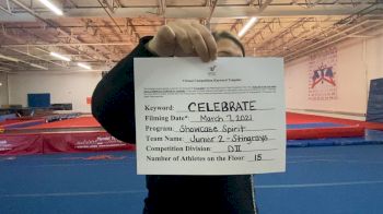 Showcase Spirit - Stingrays [L2 Junior - D2 - Small] 2021 Spirit Festival Virtual Nationals