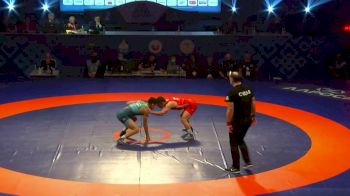 57 kg Semifinal, Azamat Tuskaev vs Nachyn Mongush