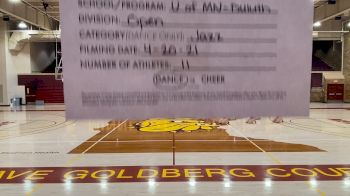 University of Minnesota-Duluth [Virtual Open Jazz Finals] 2021 UCA & UDA College Cheerleading & Dance Team National Championship