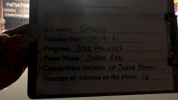 Star Athletics - Senior Red [L6 Senior - Xsmall] 2021 Coastal at the Capitol Virtual National Championship