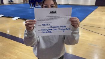 Chandler High School [Varisty Show Cheer Intermediate] 2021 USA Virtual Spirit Regional I