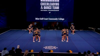 Miss Gulf Coast Community College [2022 Open Small Coed Semis] 2022 UCA & UDA College Cheerleading and Dance Team National Championship