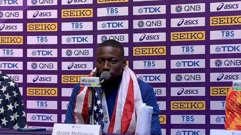 Grant Holloway Defends High Hurdle Title