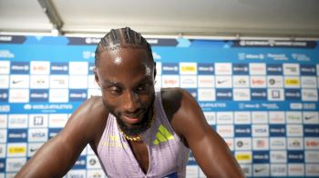 Jereem Richards: "I Can Go 43.5 Or Better" | 2026 Brussels Diamond League Post-Race Interview