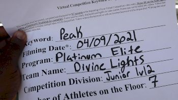 Platinum Elite Allstars - Divine Lights [L2 Junior - Small] 2021 The Regional Summit Virtual Championships