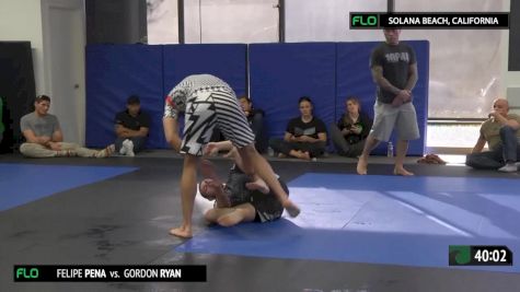 Felipe Pena Maintains A Diligent Leg Staple Vs Gordon Ryan