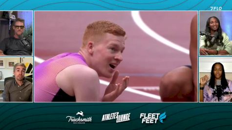 Vernon Norwood Talks With The Athlete's Lounge Crew After Seasons Best 400m At London Diamond League