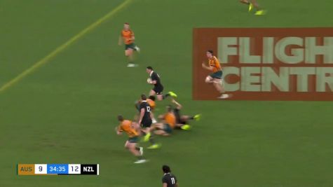 All Blacks Star Quinn Tupaea Scores 2nd Try vs. Wallabies