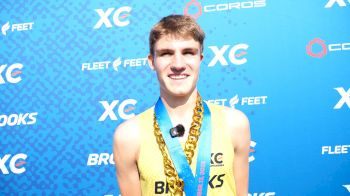 Jackson Spencer After Winning the Brooks XC Championship and Completing an Undefeated Season