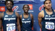 Georgetown After Winning the Championship of America Sprint Medley Relay