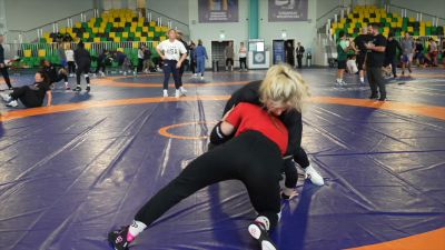 Olympic Gold Medalists Helen Maroulis & Sarah Hildebrandt Sparring