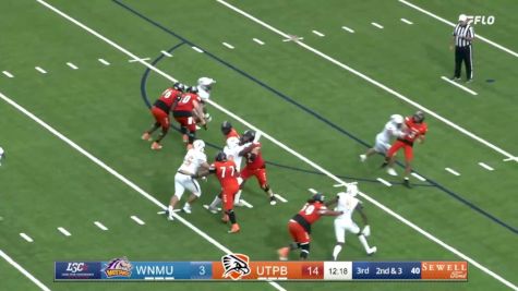 UTPB's Dylan Graham Throws 80-Yard Touchdown