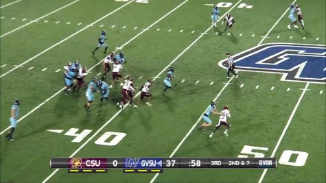 Derrick Woods 64-Yard Rushing Touchdown For GVSU