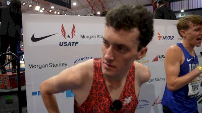 Graham Blanks Reacts After Personal Best in the 2-Mile | 2026 Millrose Games