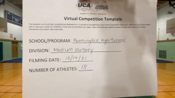 Farmingdale High School [Medium Varsity Division I] 2021 UCA December Virtual Regional