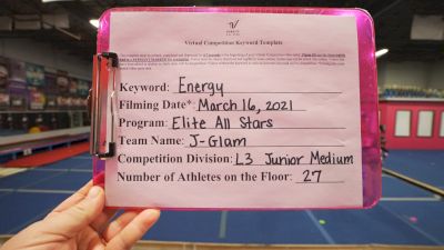 Elite All Stars - J-Glam [L3 Junior - Medium] 2021 Beast of The East Virtual Championship